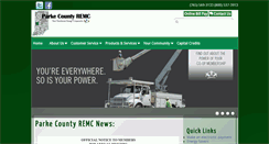 Desktop Screenshot of parkecountyremc.com